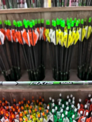 EASTON AXIS 5MM FLETCHED ARROWS